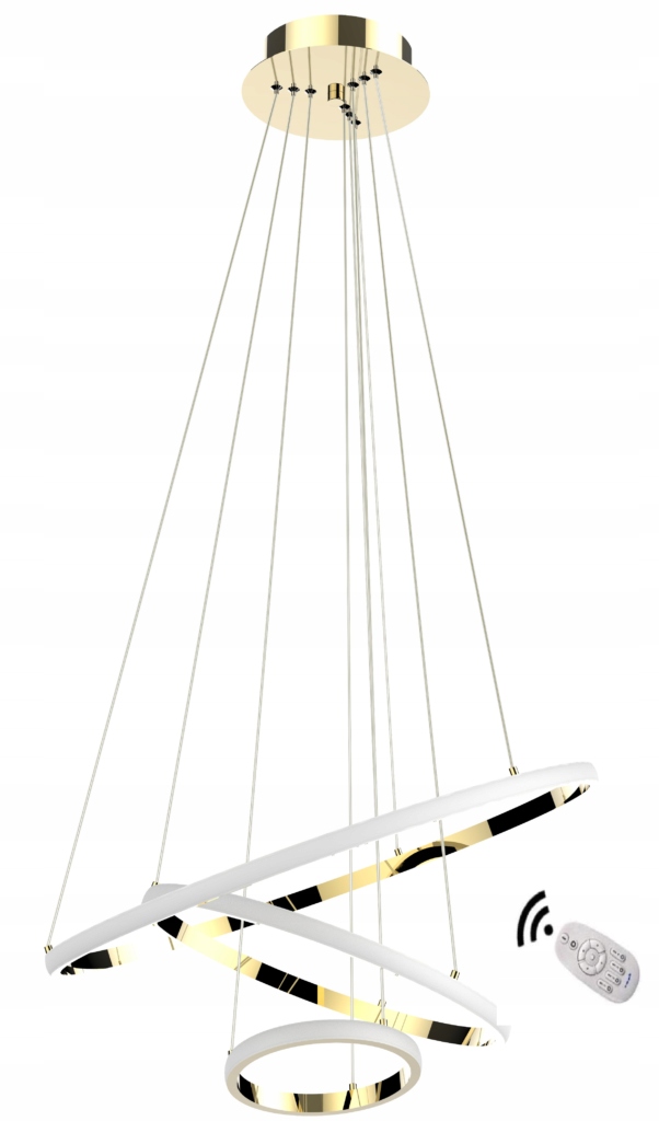 Lampa wisząca ring 20/40/60cm żyrandol Led 100 W