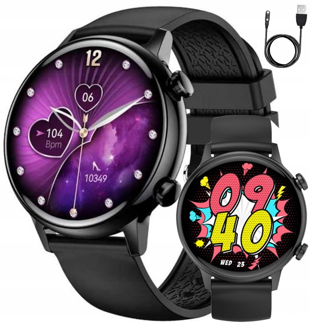 Hodinky Chytré Hodinky Rubicon Menu Pl Přijímání Hovorů Sms -slim-