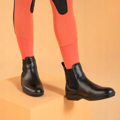 Bryczesy jeździeckie dla dzieci Fouganza 500 mesh Lej brak