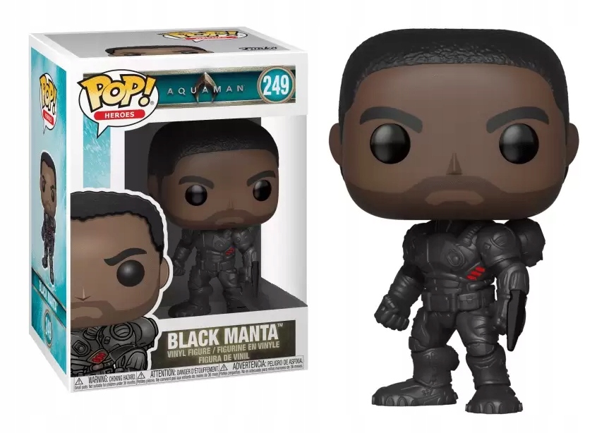 Black Manta (unmasked) 249 DC Aquaman Funko Pop! V