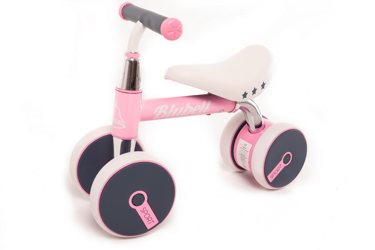 

Jeździk Rowerek Biegowy Stalowy Chodzik Różowy