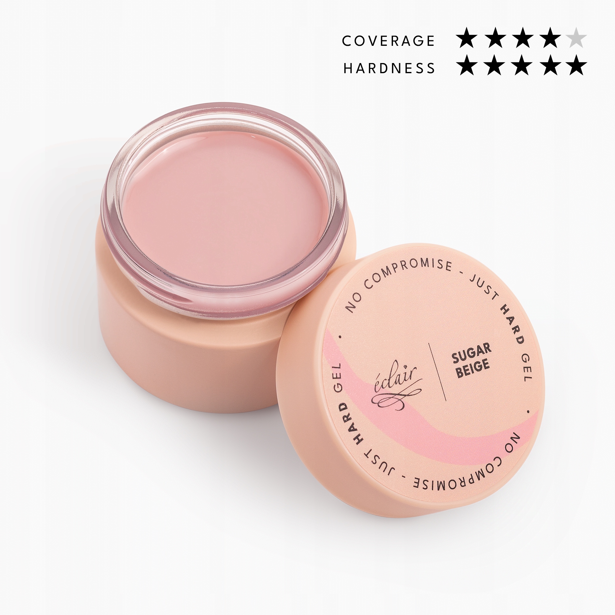 Eclair Nails Sugar Beige Gel 50 g gel na nehty