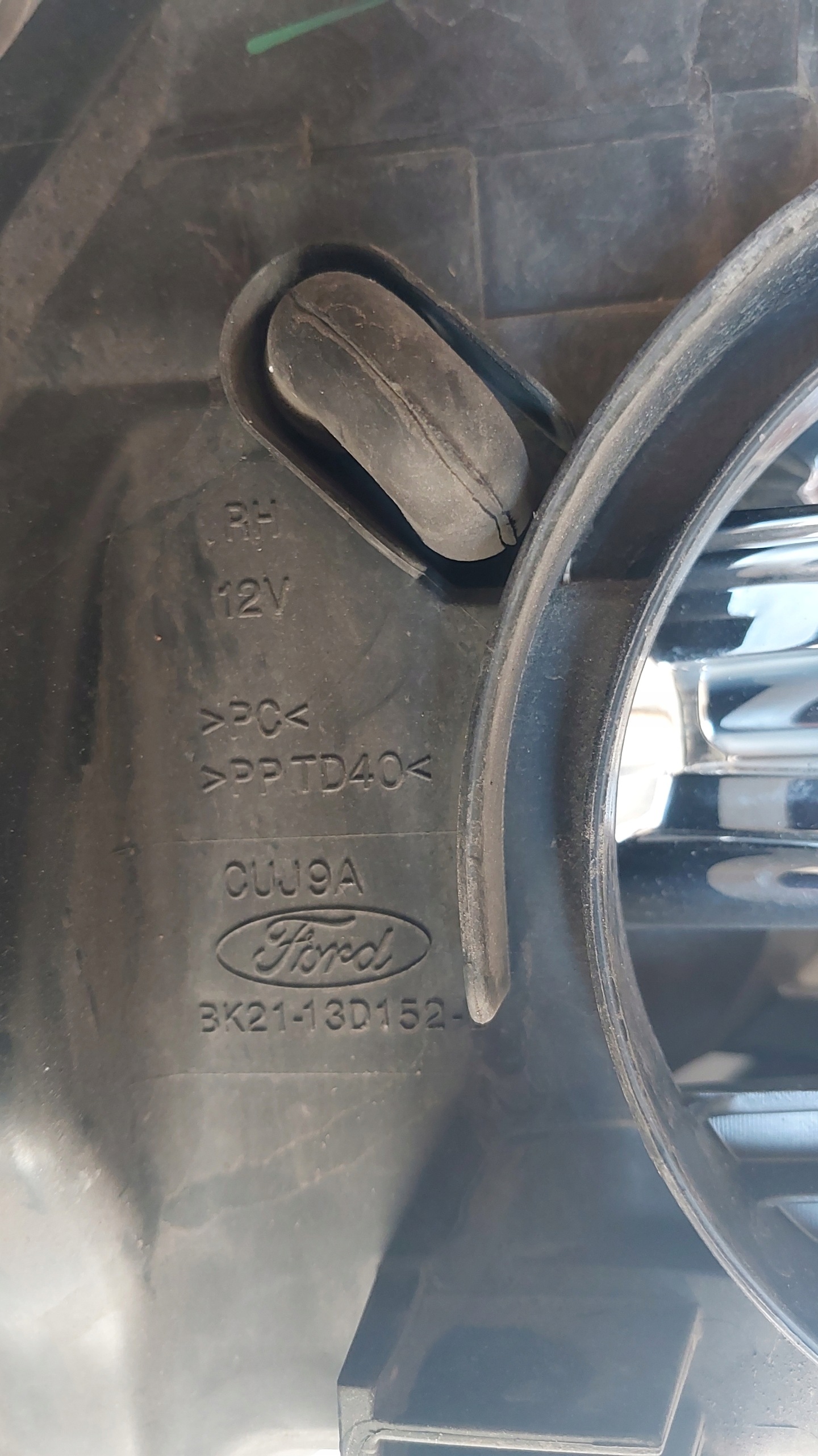 light front right FORD TRANSIT CUSTOM 12-> R. lens BK21-13D152-B EU