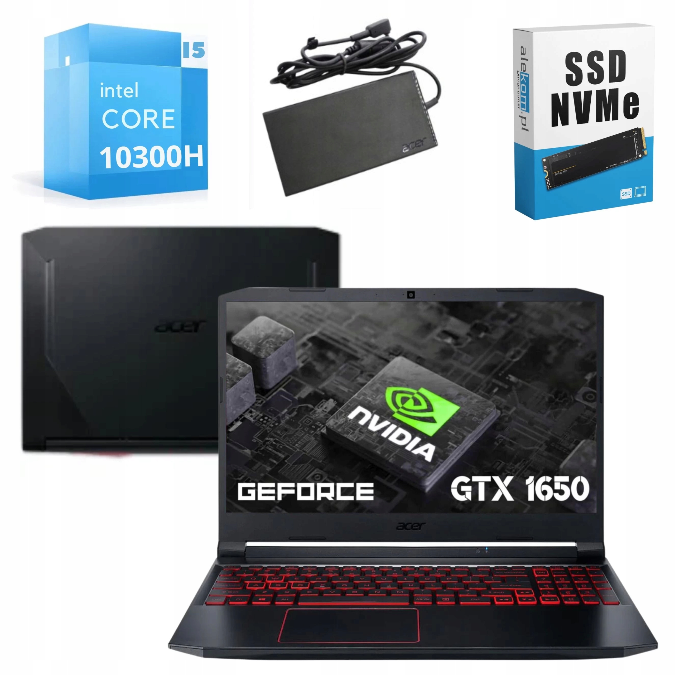 Acer Nitro 5 i5-10300H 32GB 256GB GTX1650 W11 GW12