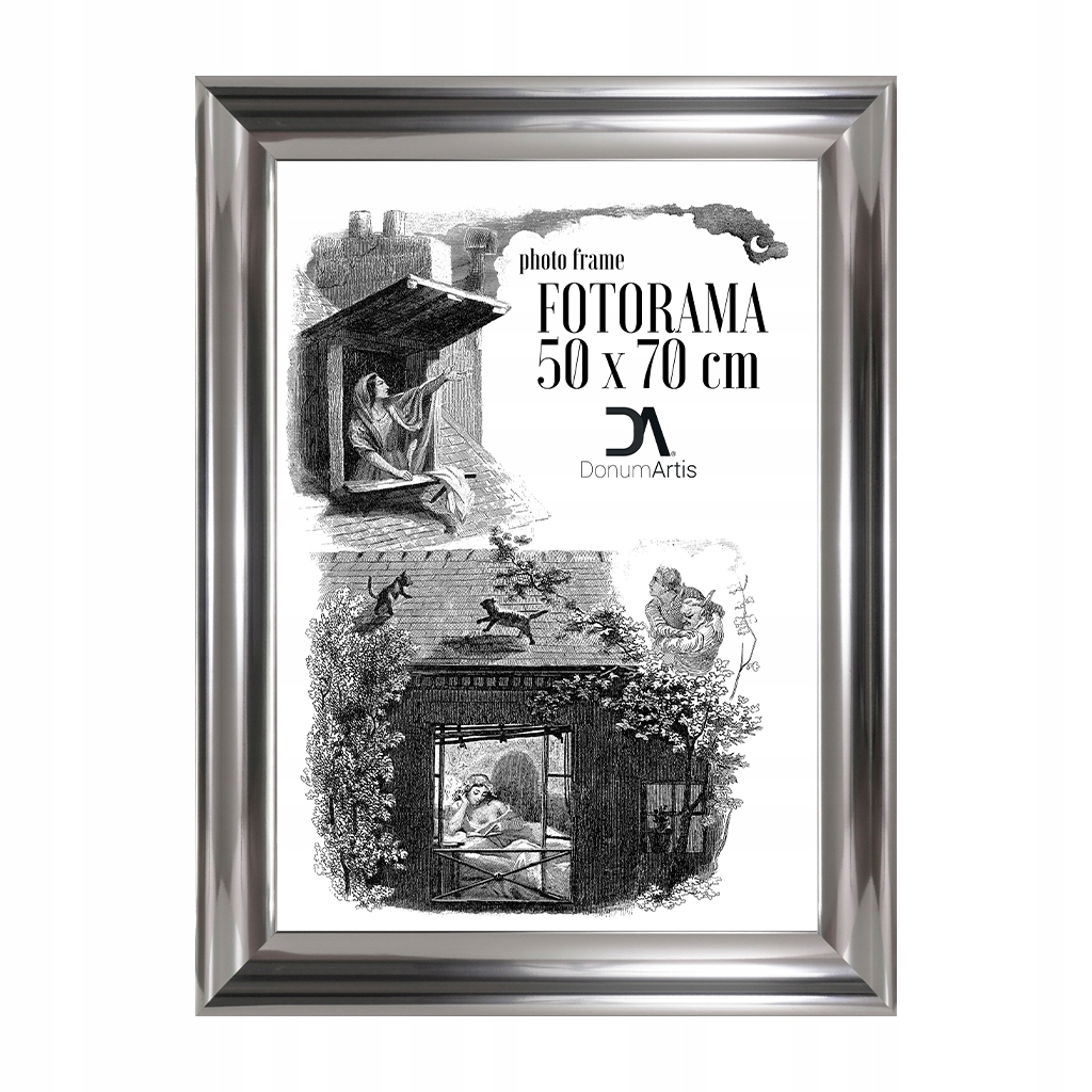 Fotorám Malmo nikl 50x70 na zeď na fotografie