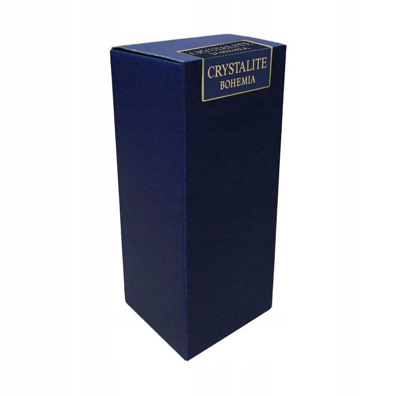 WAZON KRYSZTAŁOWY SZKLANY NA KWIATY DEKORACYJNY BOHEMIA LABIRYNTH 25,5 CM Marka Bohemia