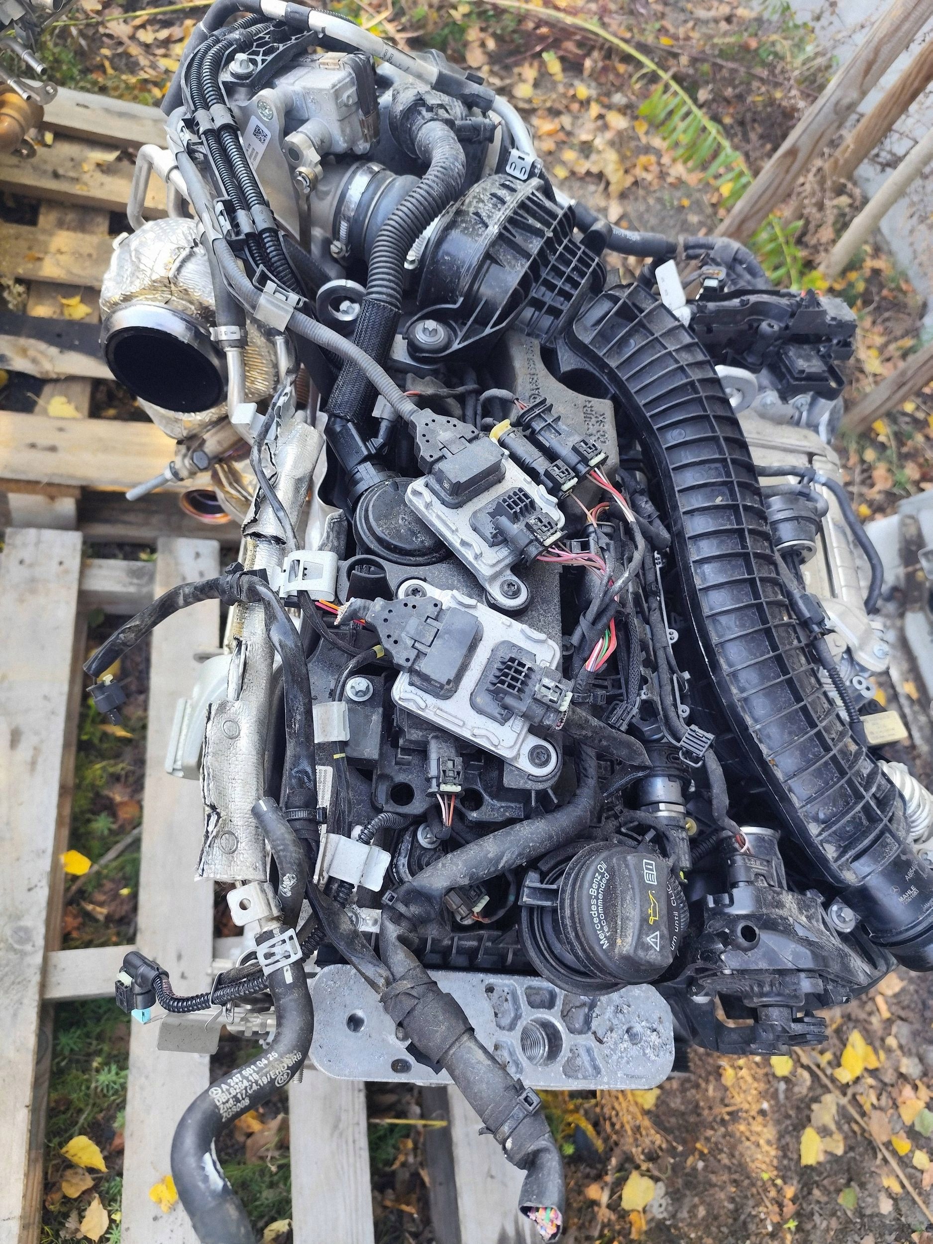 MERCEDES GLA 247 2.0 CDI engine complete 654920 dismantling
