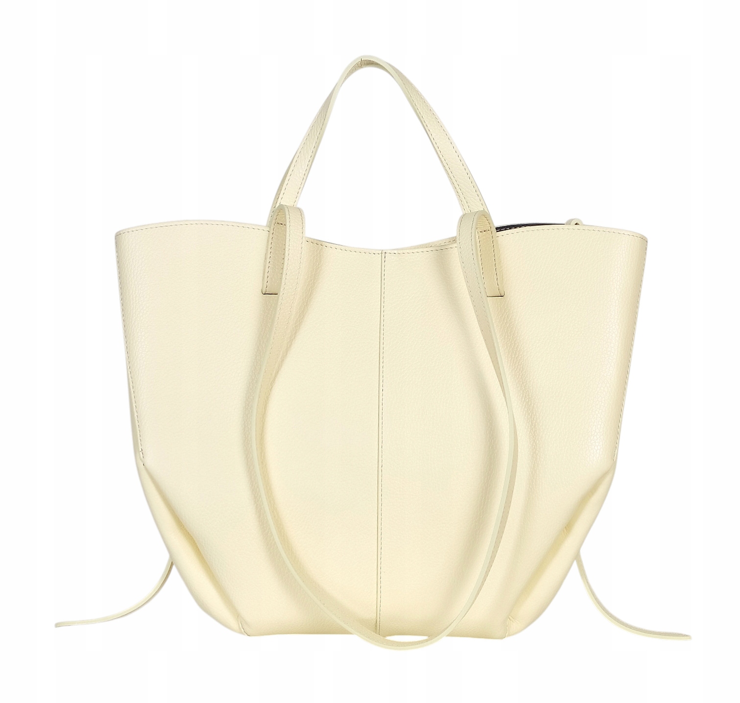 Vera Pelle Włoska skórzana torebka damska Shopper Bag Bestseler XXL