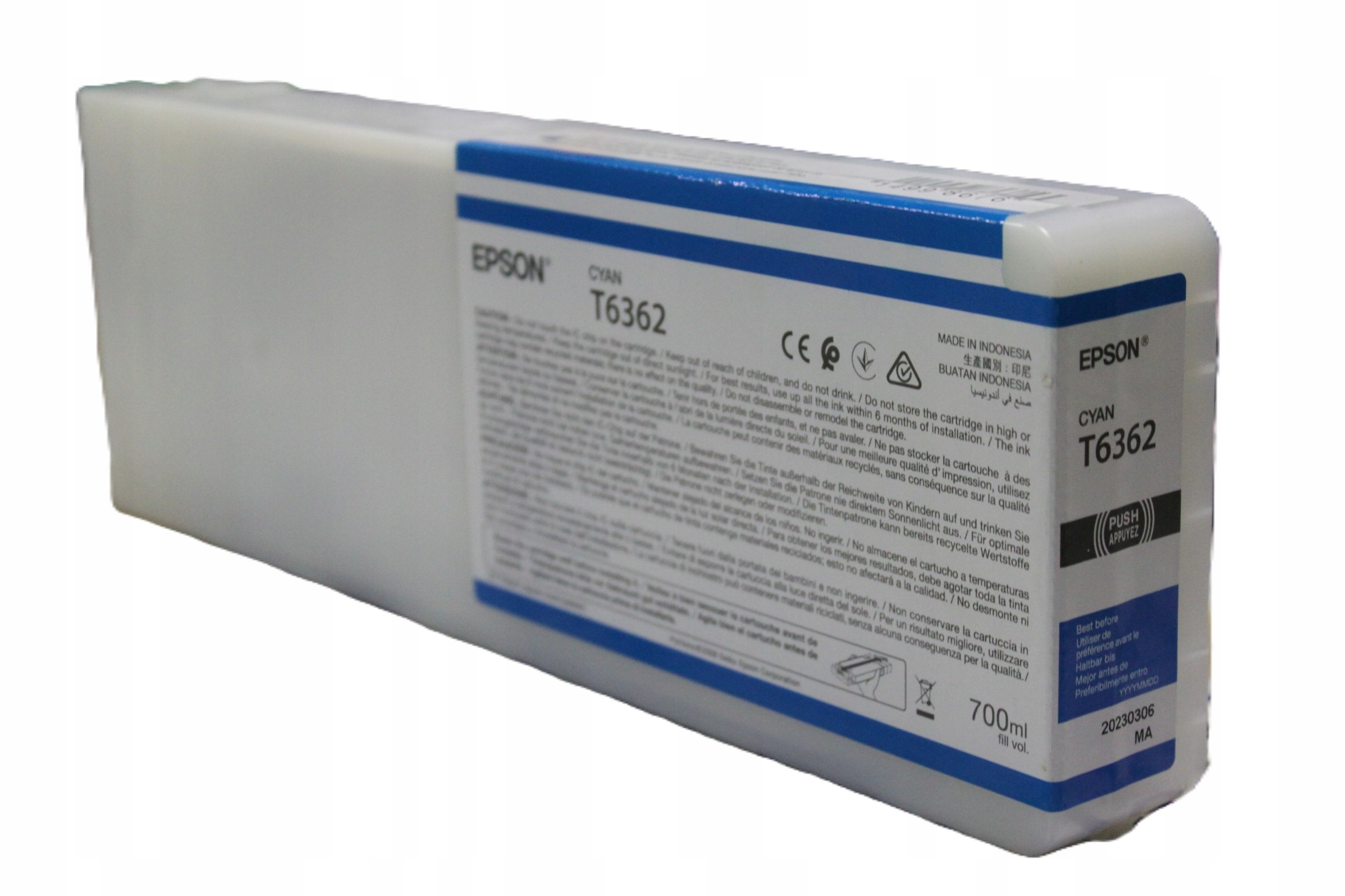 Epson T6362 C13T636200 cyan atrament originál 23