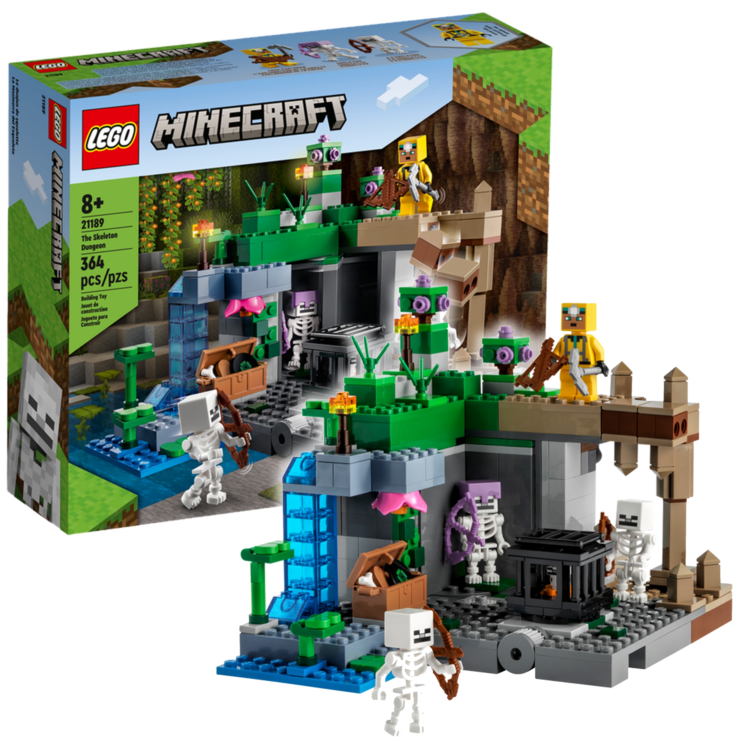 

Lego Klocki Minecraft Loch szkieletów Maincraft