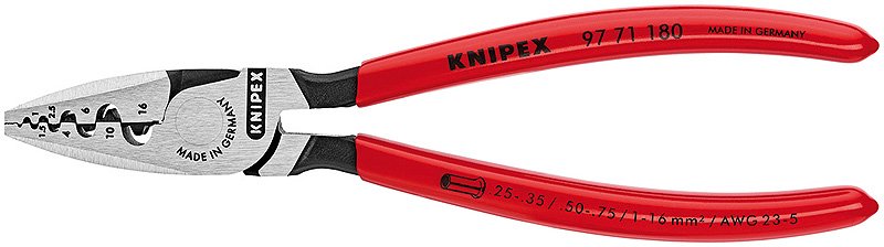 Kleště na lisování pouzder Knipex 97 71 180