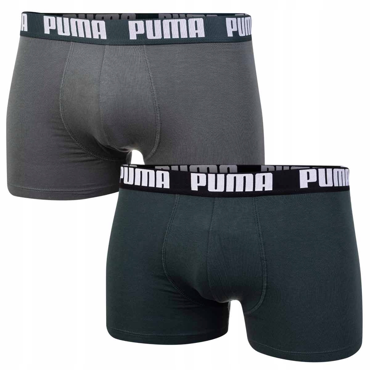 

Puma Bokserki Męskie Basic Boxer 2P Green r. M