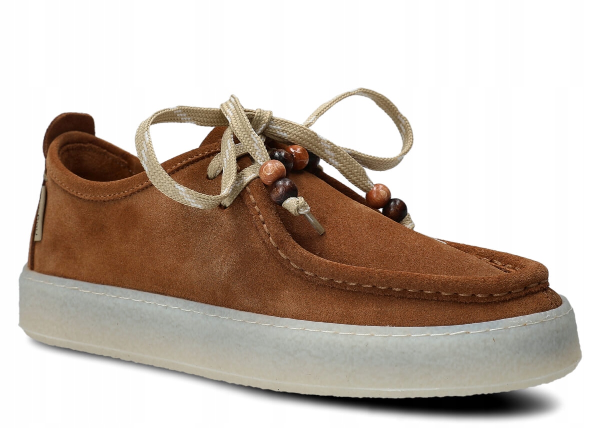 Dámské kožené mokasíny, polobotky, hnědý velur Nagaba 2641 casual, pohodlné -36