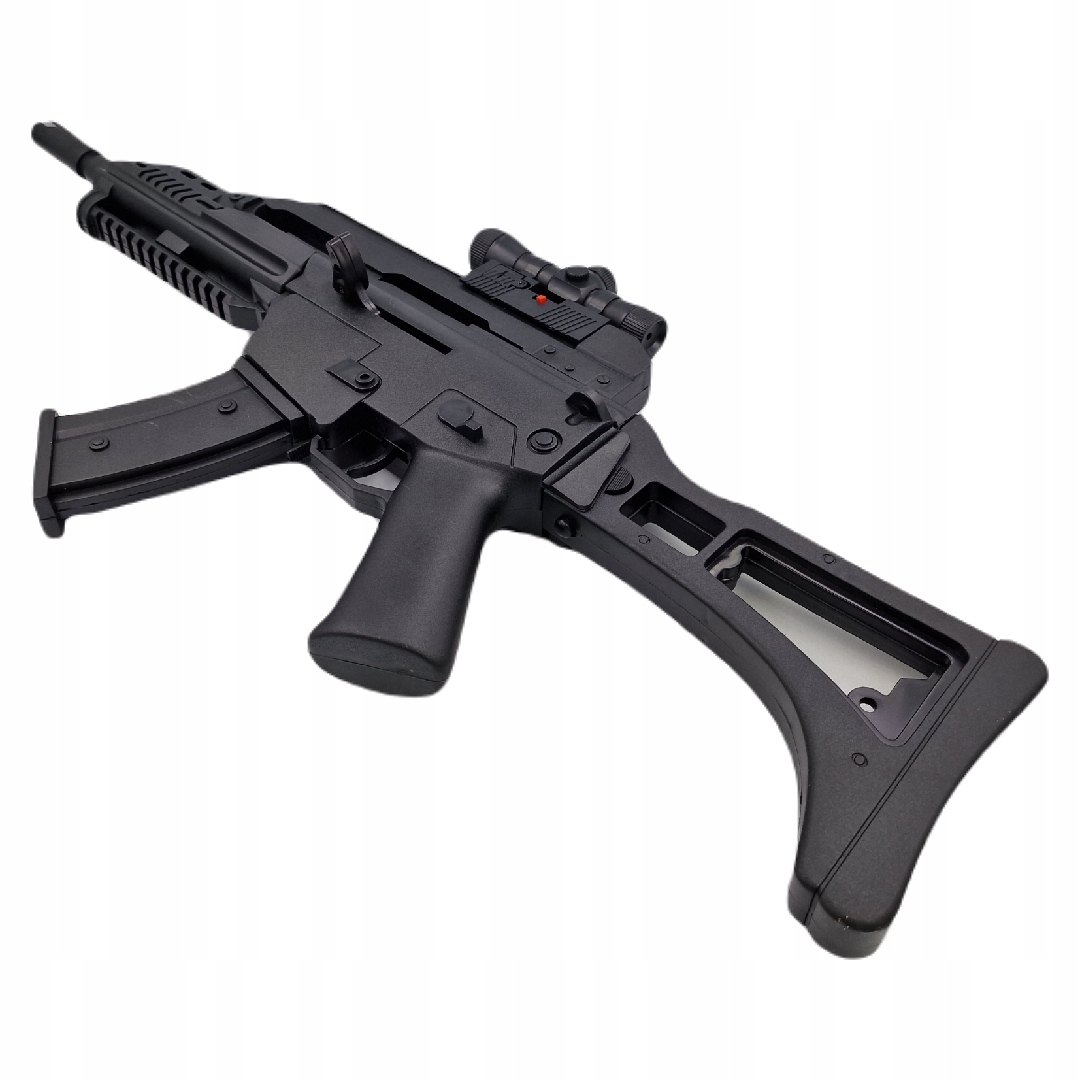 KARABIN SZTURMOWY NA KULKI G36 PISTOLET P41 CELOWNIK LASEROWY + TARCZA Materiał plastik
