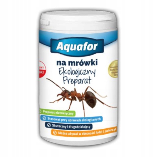

Aquafor proszek na mrówki likwiduje gniazda 500 g