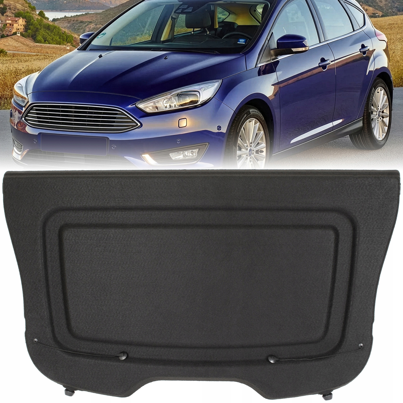 Polička Zavazadlového Prostoru Černá Krytka Pro Ford Focus MK3 III 2010-2018