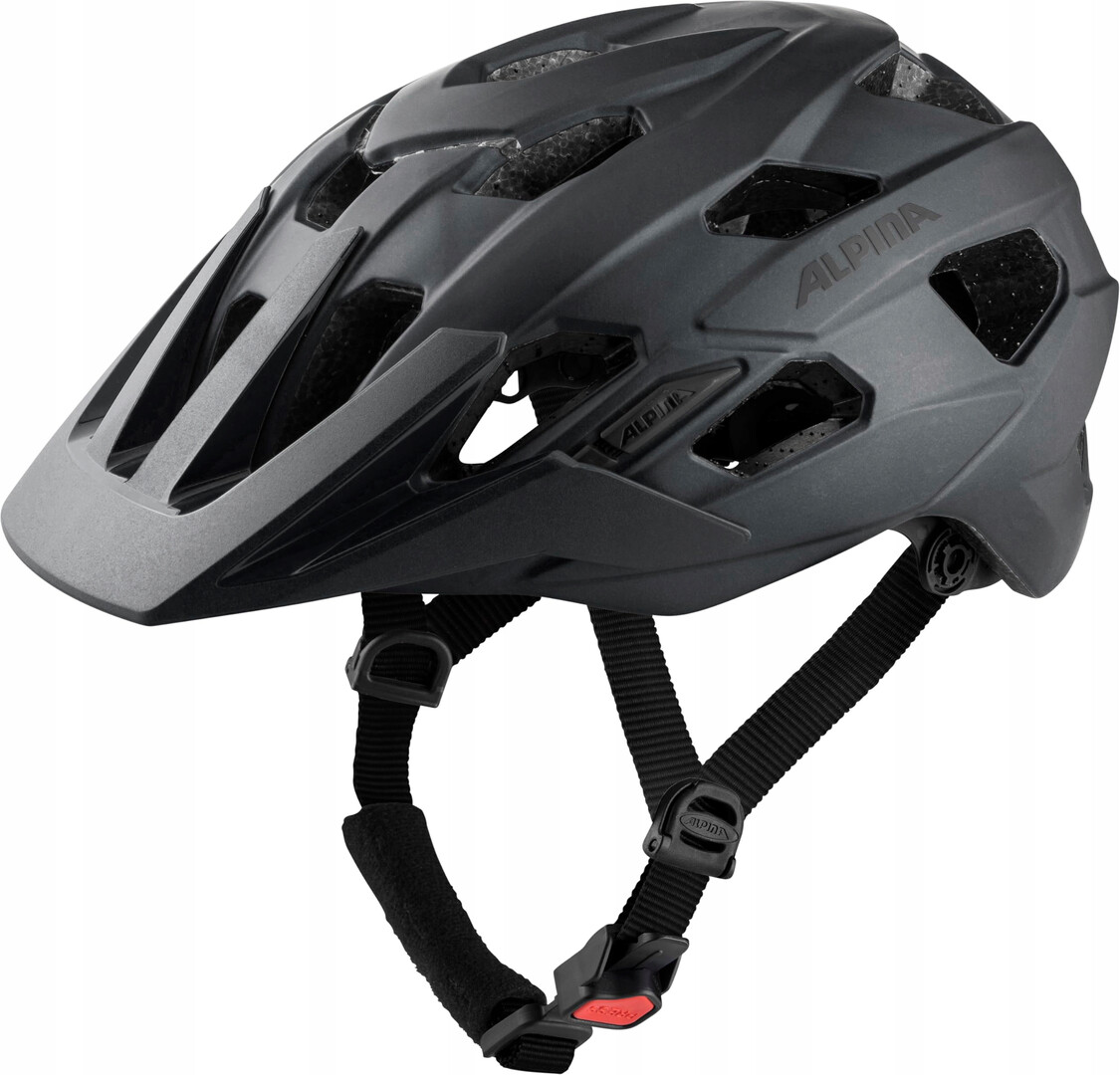 Cyklistická přilba Alpina Anzana černá matná vel. L (57-61 cm) Custom Fit System