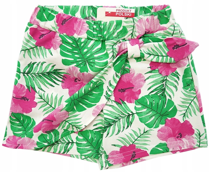 

Krótkie spodenki dla Dziewczynki Szorty 128 kwiaty
