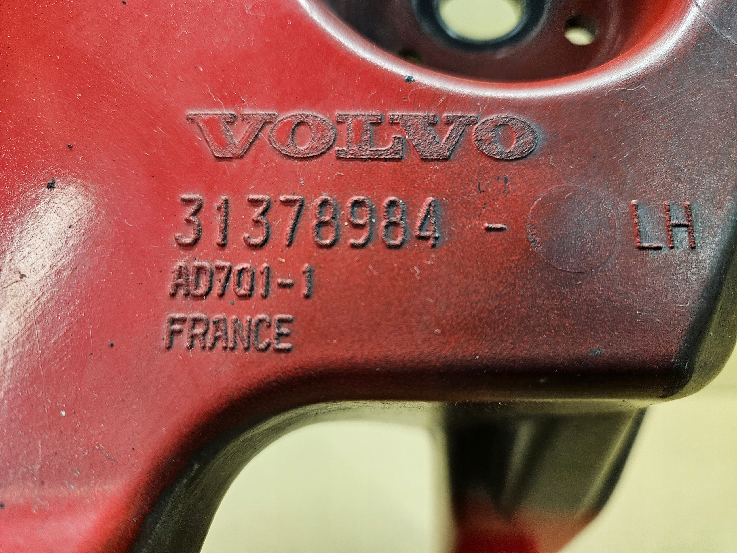 Gauche Support Support plaque Aile VOLVO S90 V90 Couleur 725