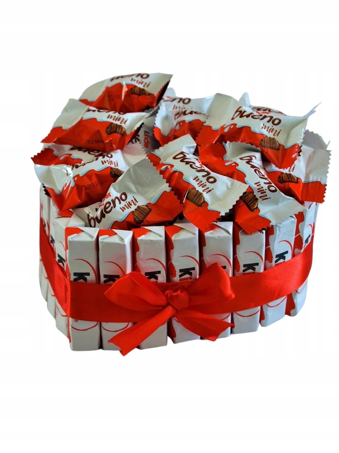 Levně Dort kinder bueno srdce narozeniny Valentýna