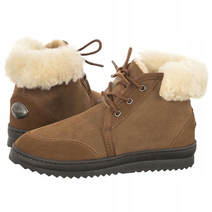 Dámské zimní boty Emu Platinum Cooper Cuff Hnědé WP11876