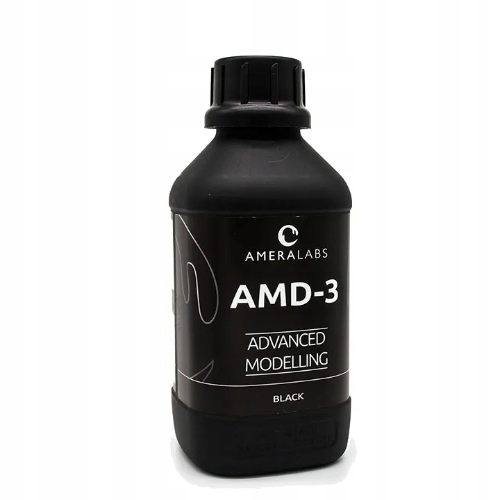 Żywica 3D Ameralabs AMD-3 Led 500ml, Czarna
