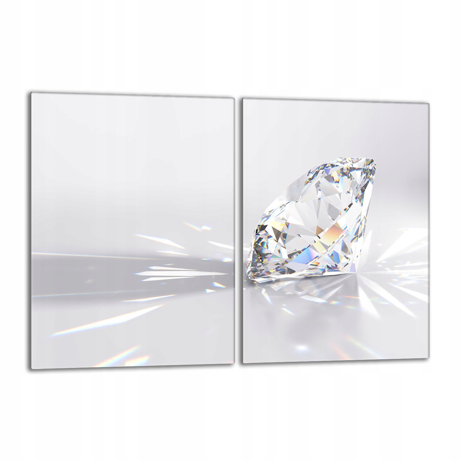 Skleněná ochranná deska na sporák 2x40x52 Diamant do kuchyně