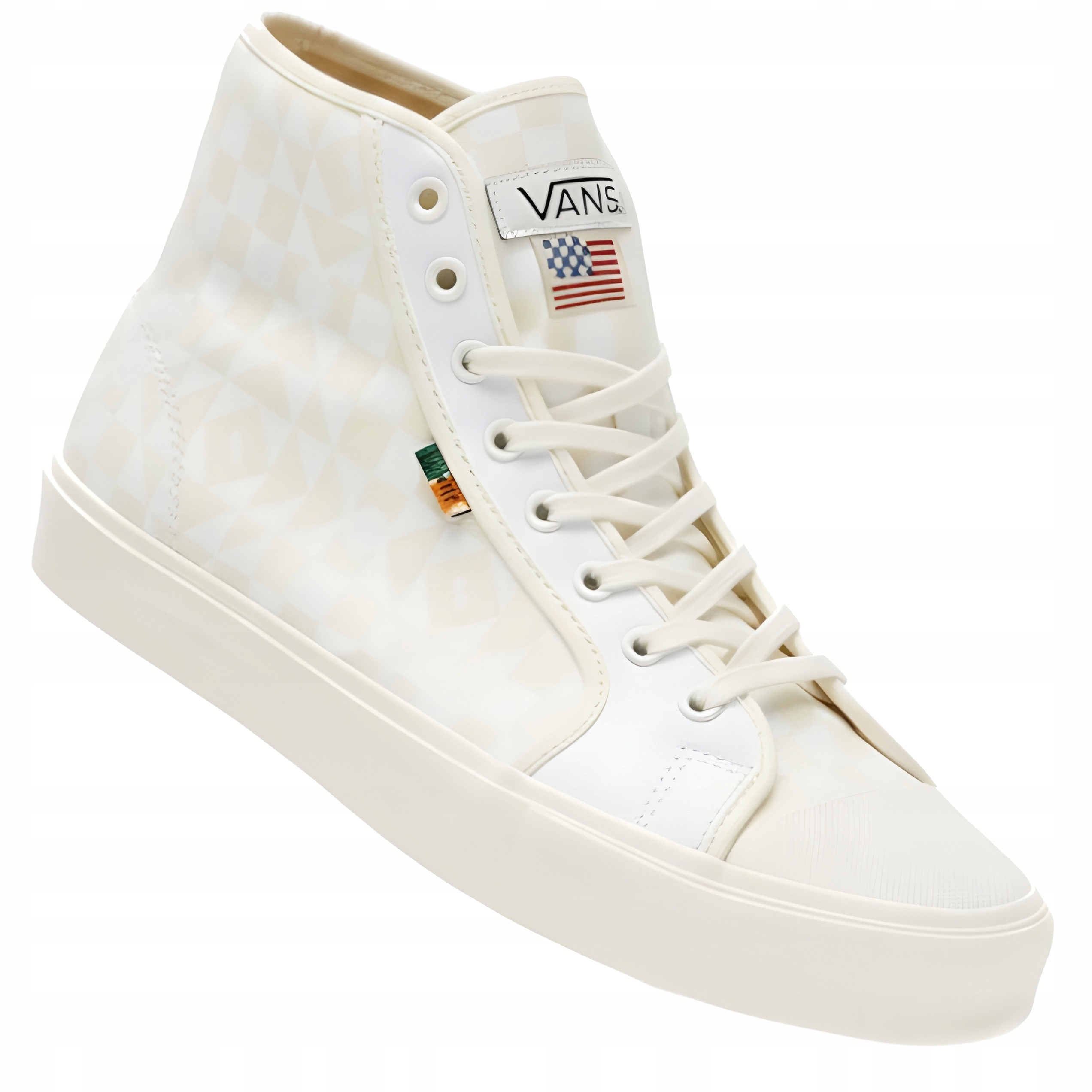 Dámské boty Vans tenisky klasické vysoké pohodlné pro každodenní nošení světlé 40