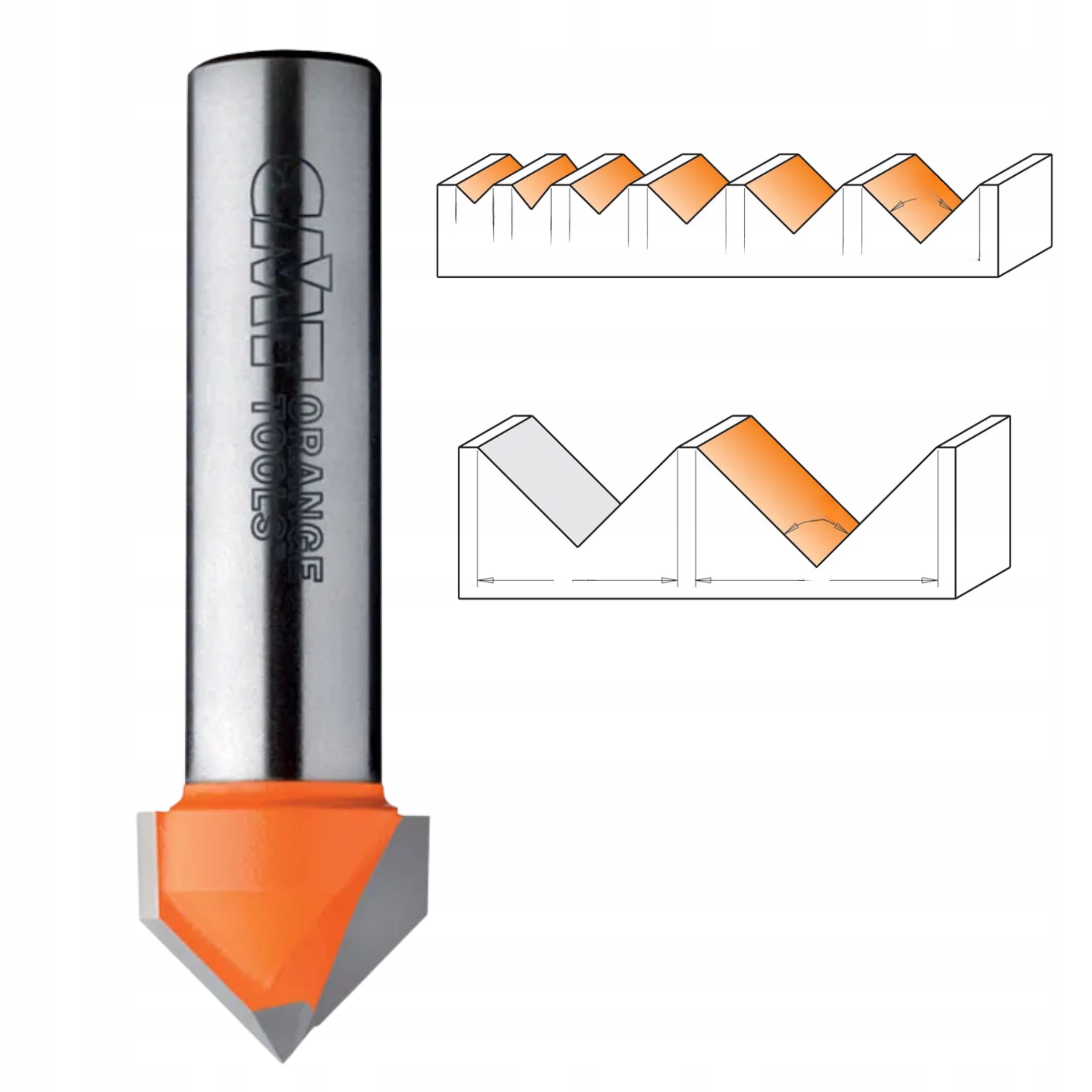 Frez Do Drewna Bruzdujący Cmt 915.127.11 Hm D=12,7 I=12,7 A=90 S=8