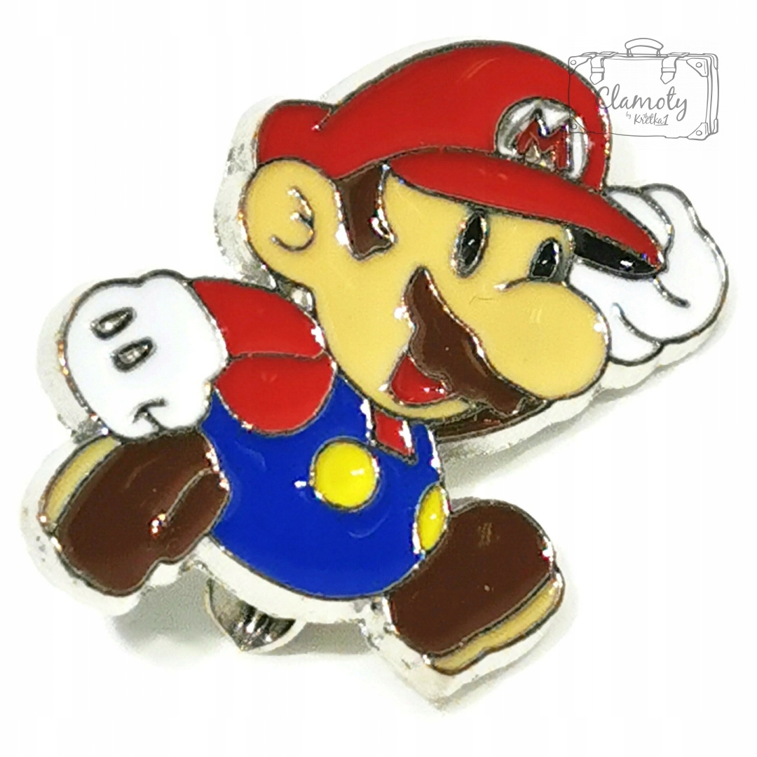 

Przypinka Pin Mario Luigi Czerwony