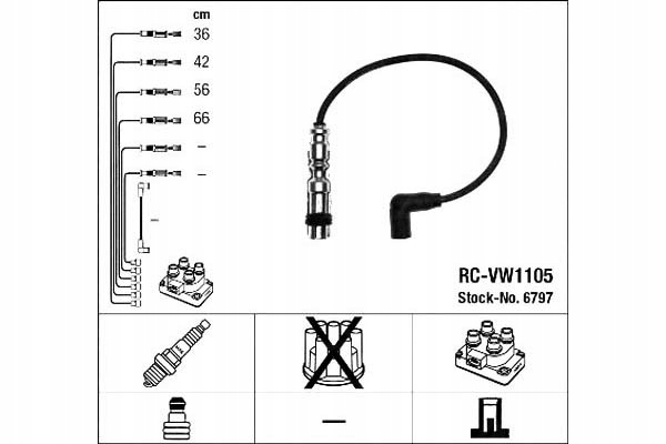 Ngk Zapalovací Kabely Vw Fox 1,4 04-
