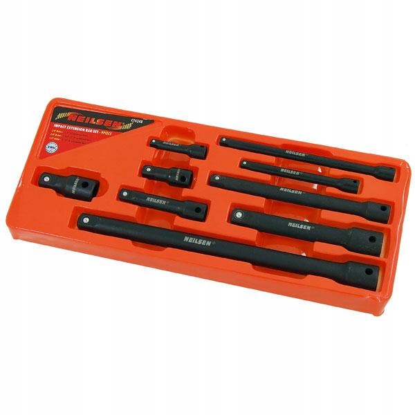 КОМПЛЕКТ УДАРНЫХ УДЛИНИТЕЛЕЙ 1/4 3/8 1/2 9EL.