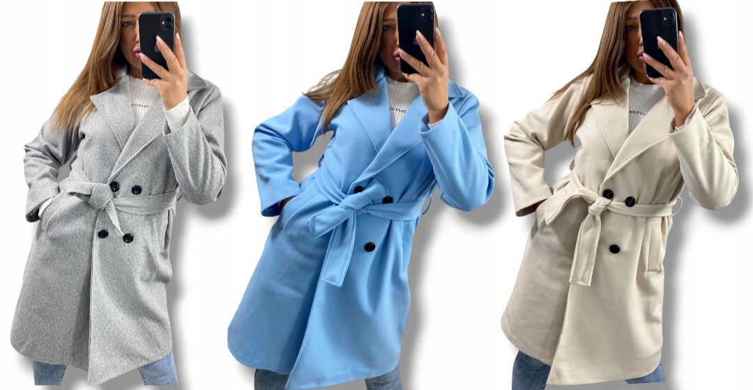 Kabát s vázáním plus size velikost 48, 50, 52 barev