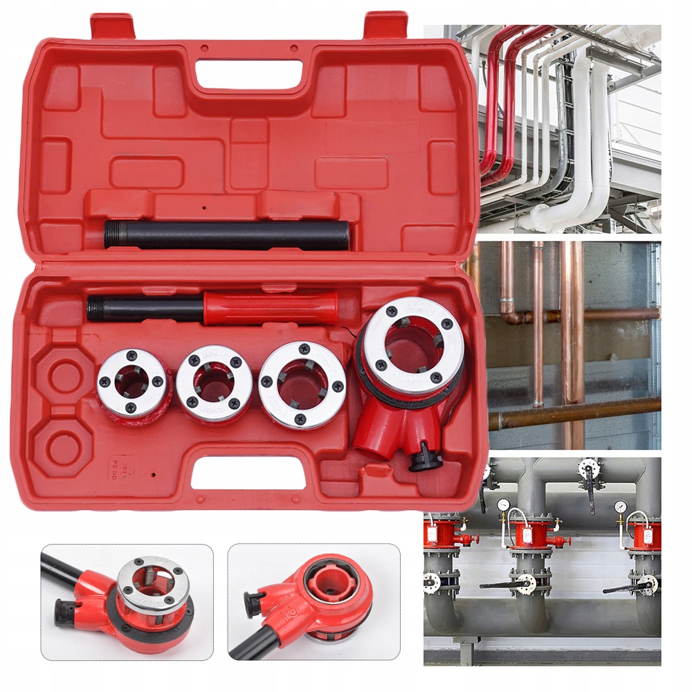 Ruční Závitovač Pro Trubky S Ráčnou, Nařezávací Stroj