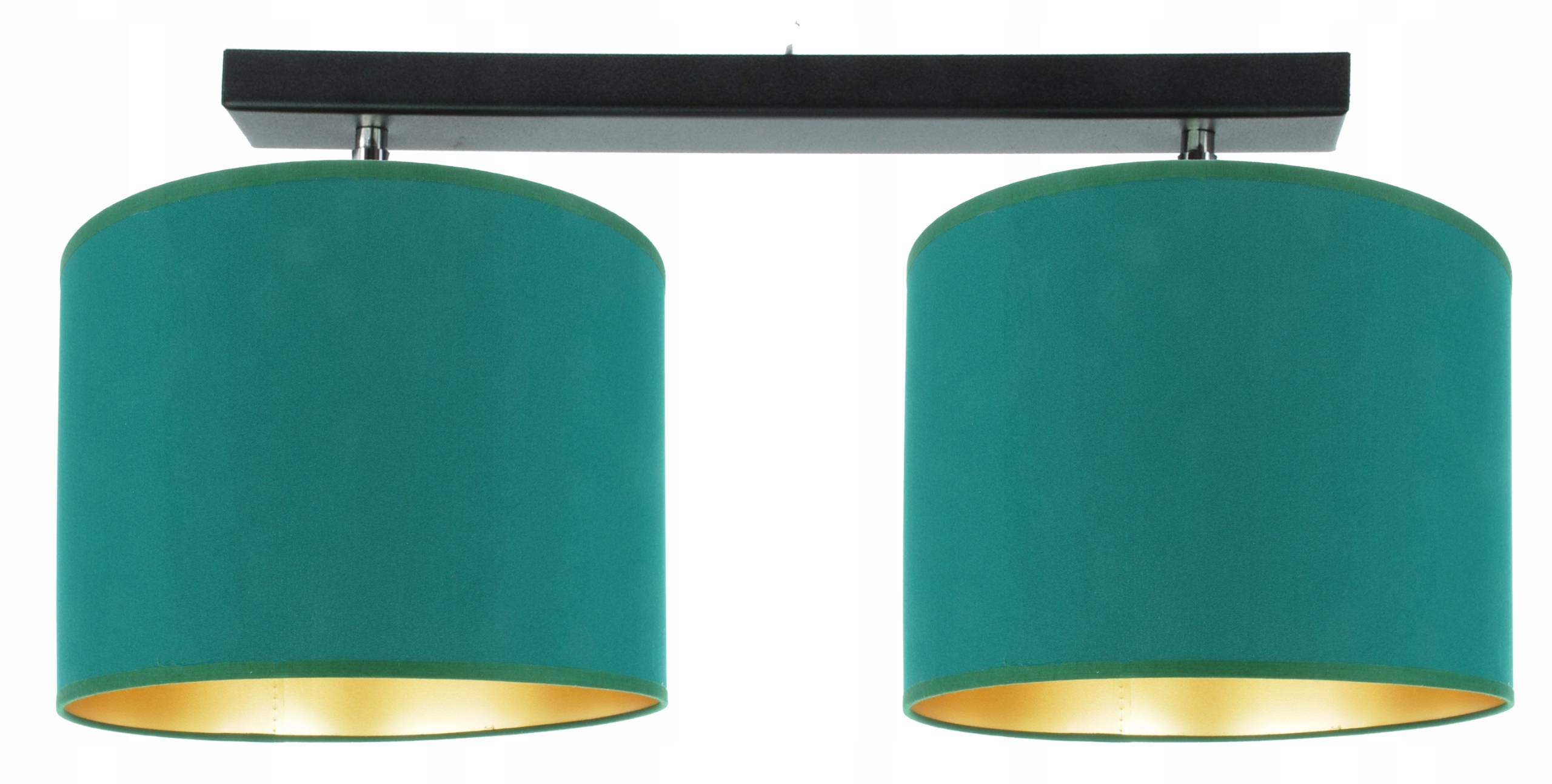 Moderní lahvově zelená závěsná stropní lampa se stínítkem 20 cm, Led Novinka