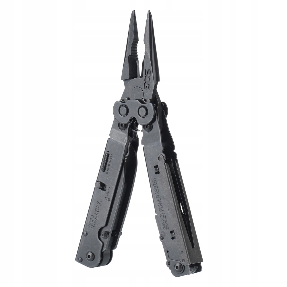 Multitool Sog PowerAssist 16 nástrojů 420 ocel pro přežití černý