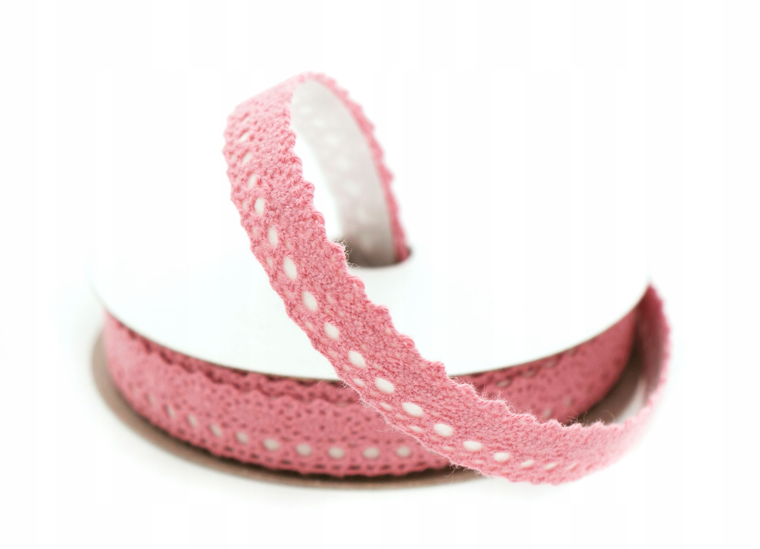 

Koronka Bawełniana Pink Samoprzylepna 10mm 2YARD