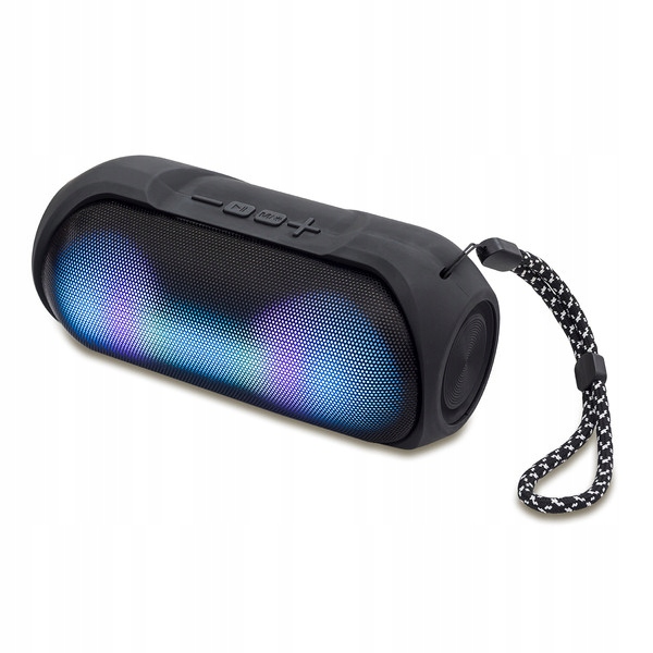Głośnik Bluetooth z podświetleniem Rio, czarny