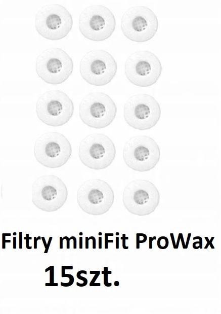 

Filtry Minifit do aparatów Oticon, Bernafon 15szt