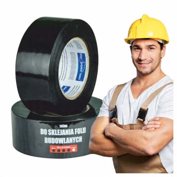 

Taśma do folii budowlanej Izolacyjnej Pe 48mmx50m