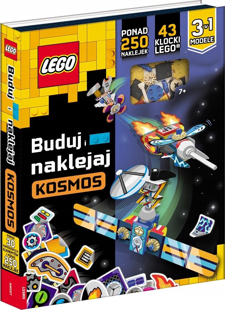 LEGO BOOKS. KOSMOS. BUDUJ I NAKLEJAJ PRACA ZBIOROWA