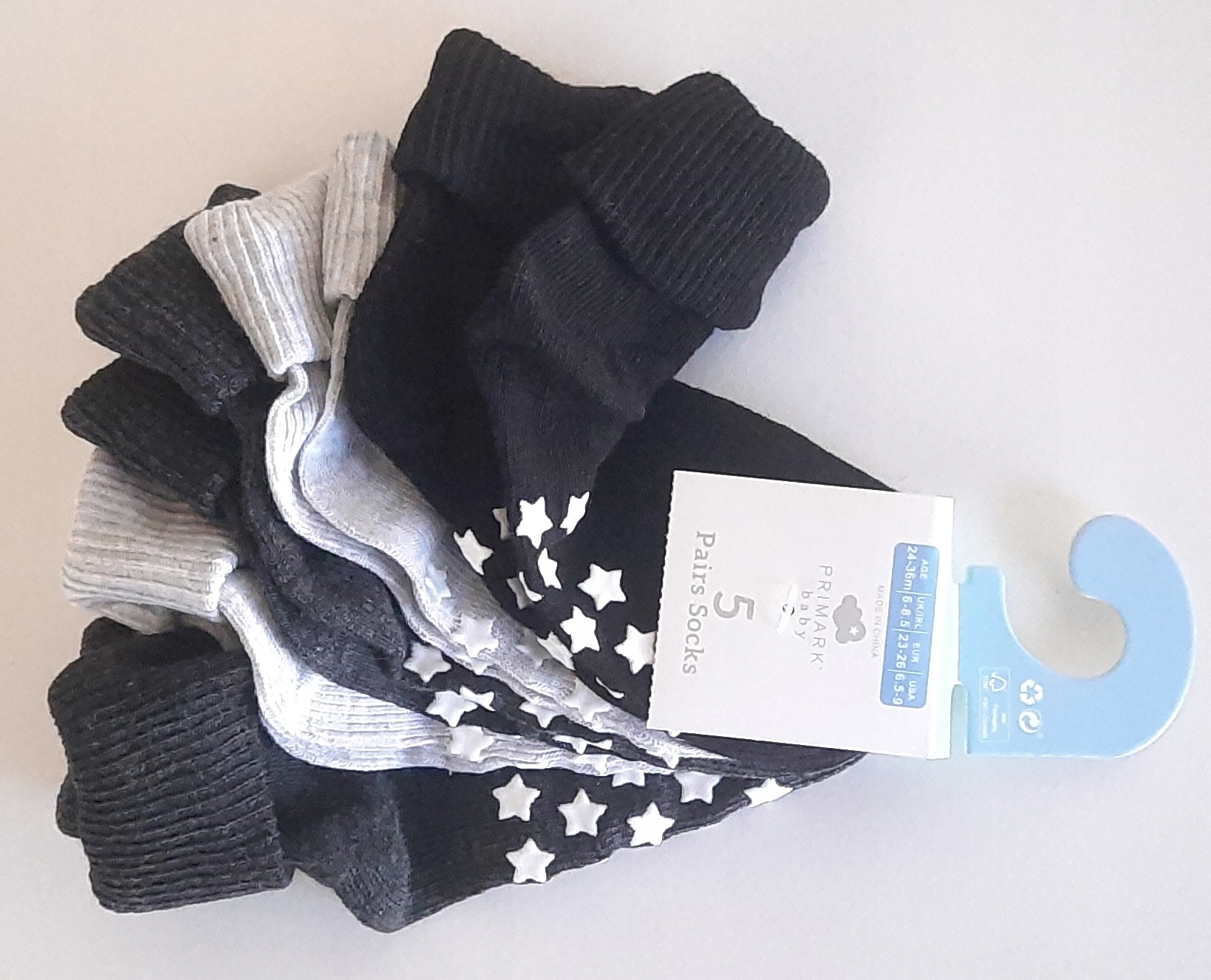 

Primark skarpety skarpetki Abs 5par 12-24 miesięcy