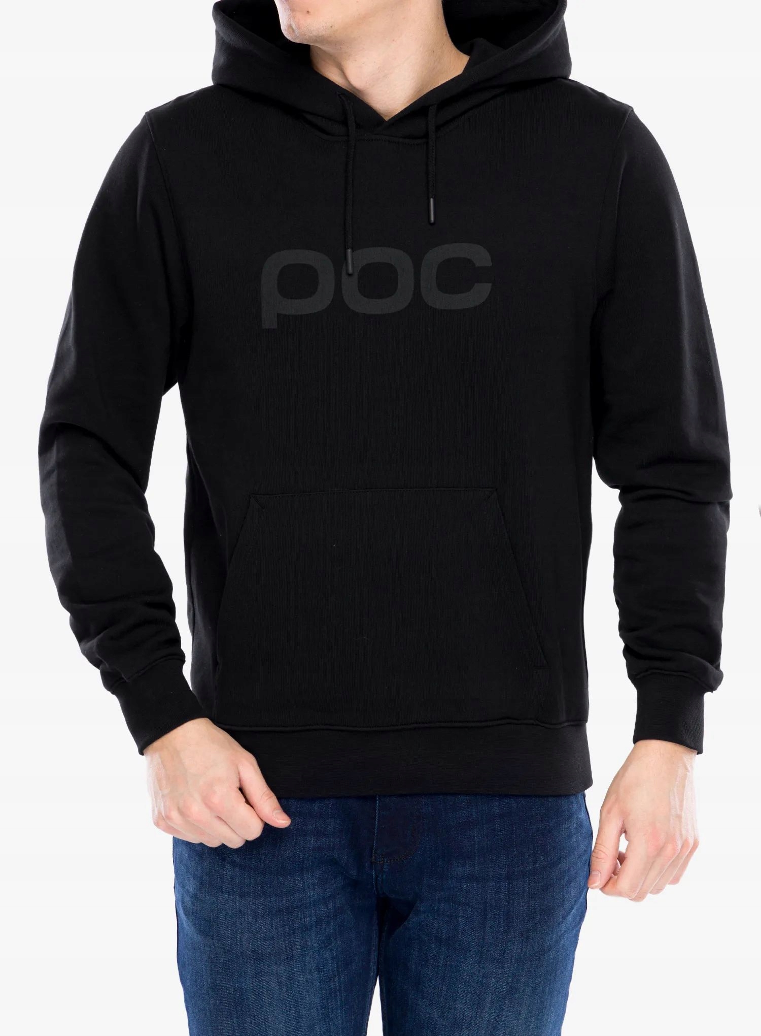 Mikina s kapucí Poc Uranově černá S