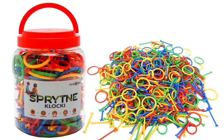 

Sprytne Klocki Konstrukcyjne Patyczki 336 Elem.