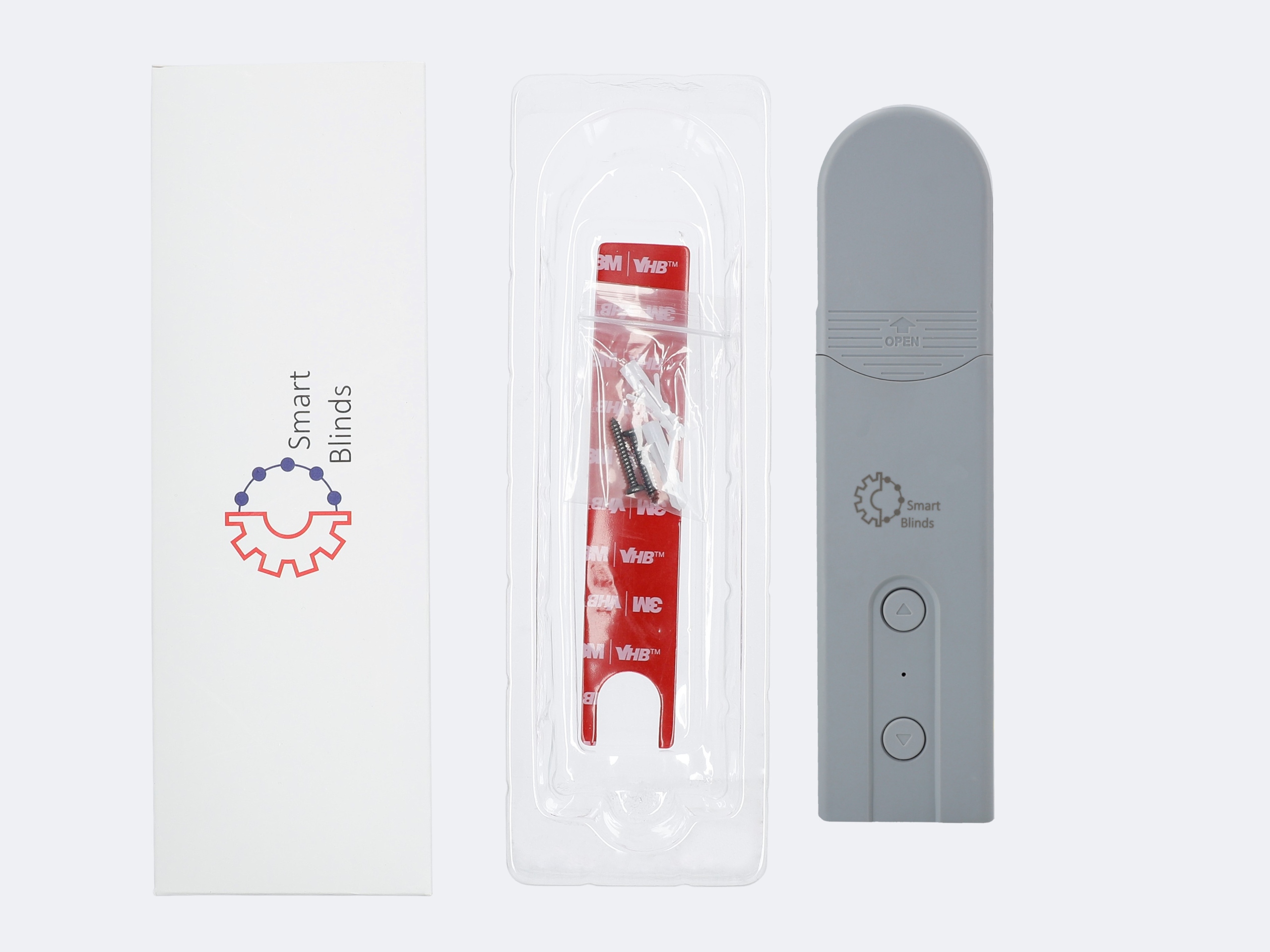 SILNIK DO ROLET WEWNĘTRZNYCH SMART BLINDS BEZPRZEWODOWY SZARY Kod producenta SILNIK_SZARY