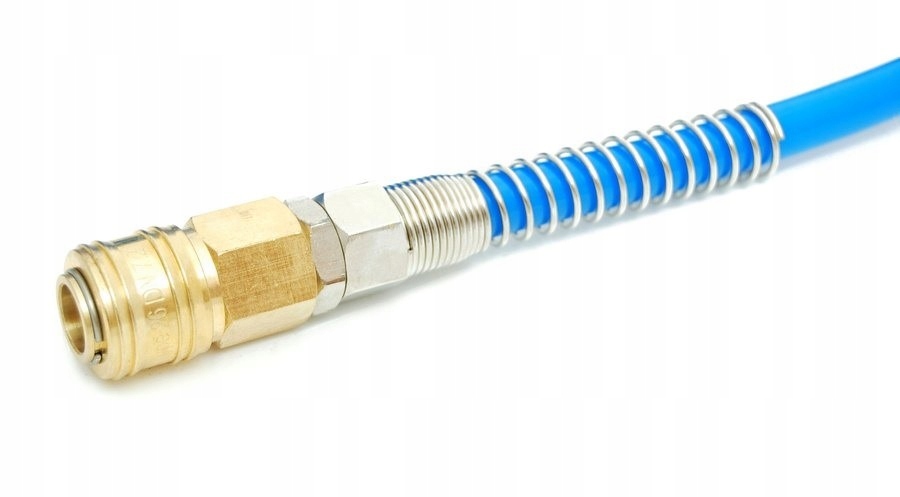 WĄŻ PRZEWÓD SPIRALNY PNEUMATYCZNY PU 12x8 mm 10m Marka Magnum