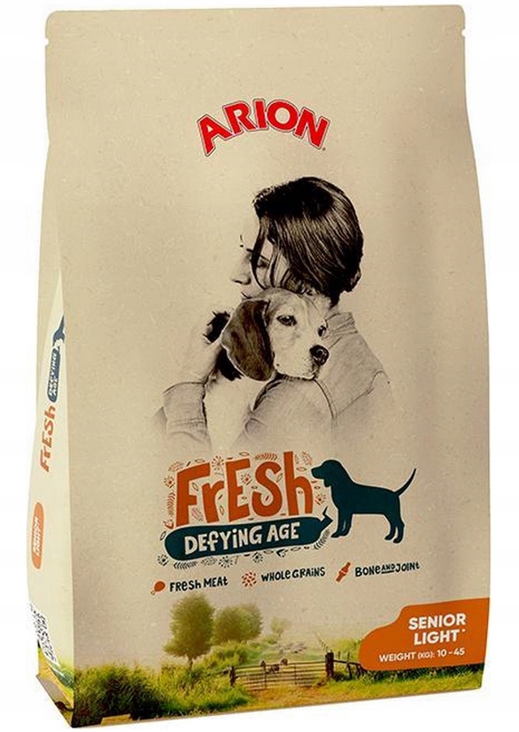 Arion Fresh Senior Light suché krmivo pro starší psy 12 kg