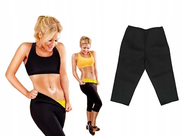 Spodenki Spodnie Neoprenowe Fitness Odchudzanie L