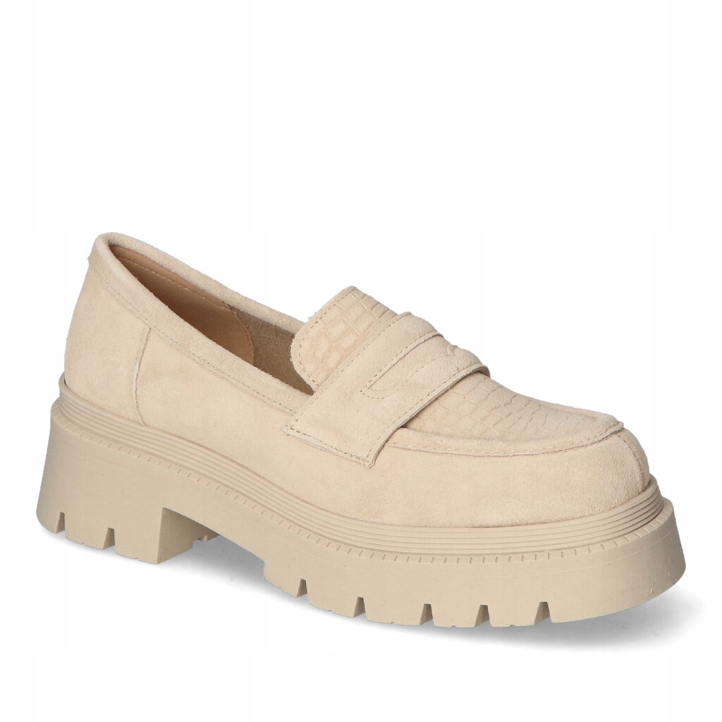 Mokasíny Lemar 20126 W. Béžová+Bolzano 39