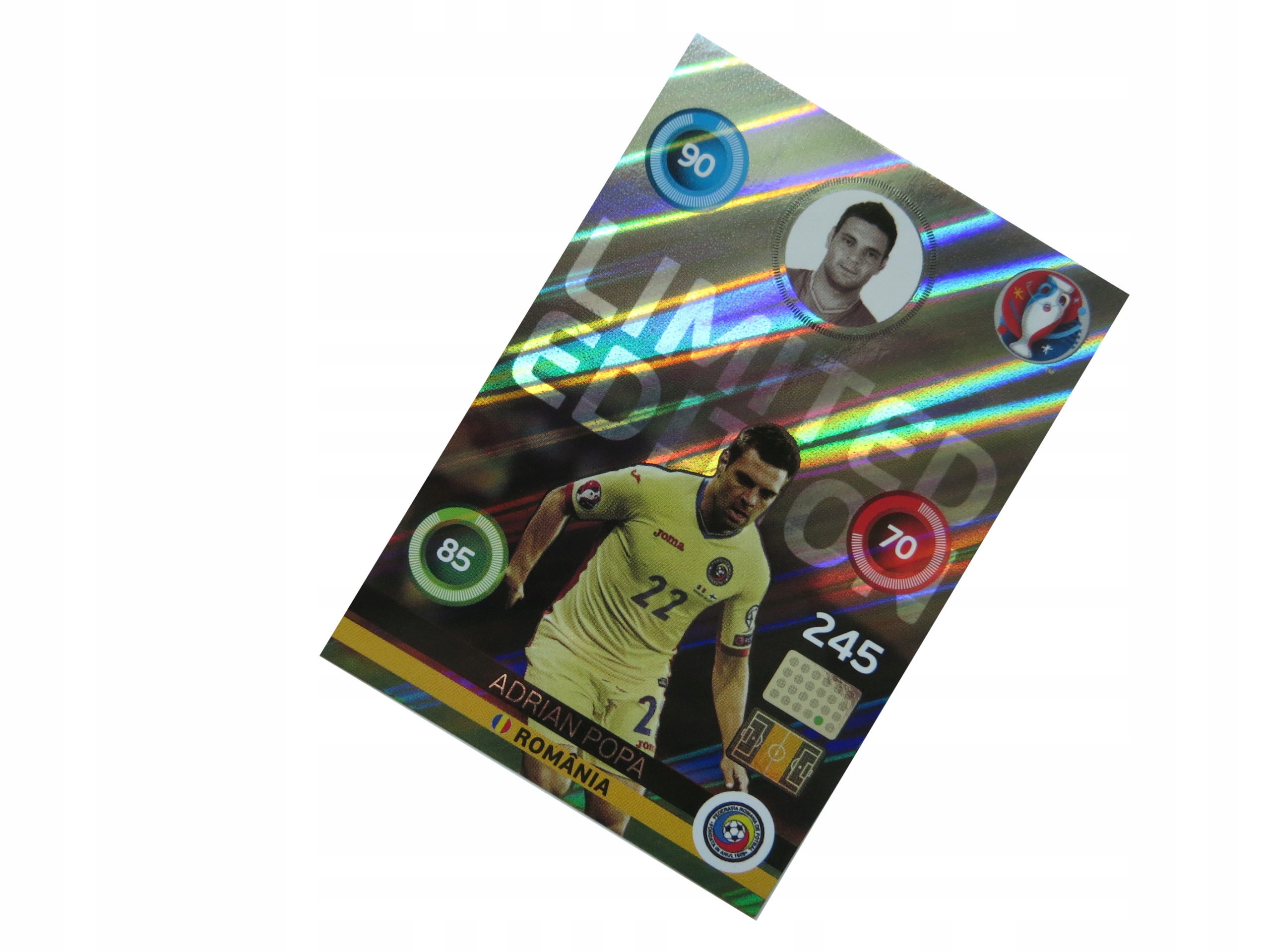 Panini Uefa Euro 2016 Karty Piłkarskie Limited Adrian Popa Romania